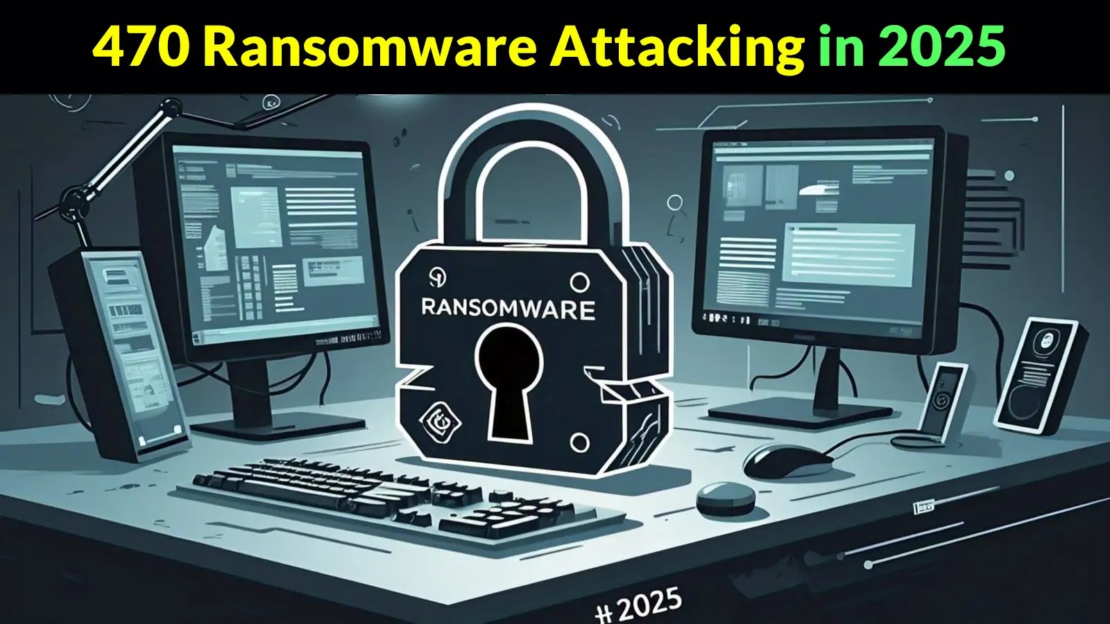 470 Ransomware Attacking in 2025, Qilin Remains Dominant Followed by Silent & Crypto24